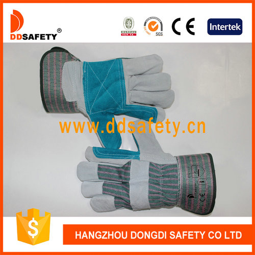 Double leather glove Double leather glove